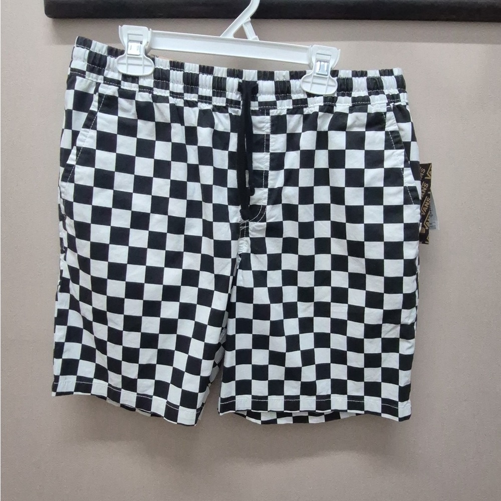 Vans Black and White Checkered Design